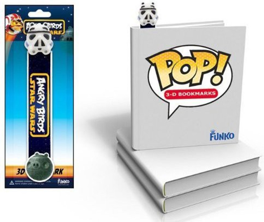 Funko Pop Angry Birds Star Wars Storm Trooper 3D Bookmark Pop