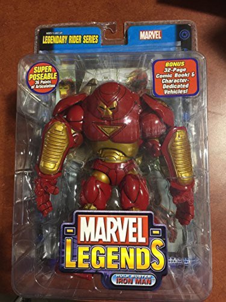 Toybiz Marvel Legends Legendary Riders Iron Man Hulk Buster