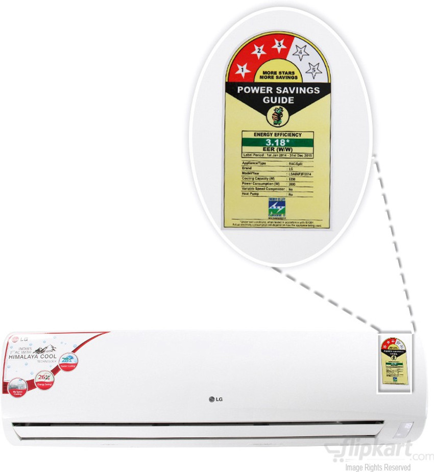Flipkart Buy LG 2 Ton 3 Star Split AC White Online at best