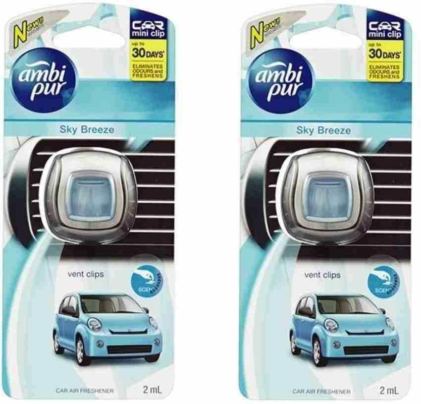 Buy Ambi Pur Sky Breeze Car Air Freshener Mini Clip 2mL