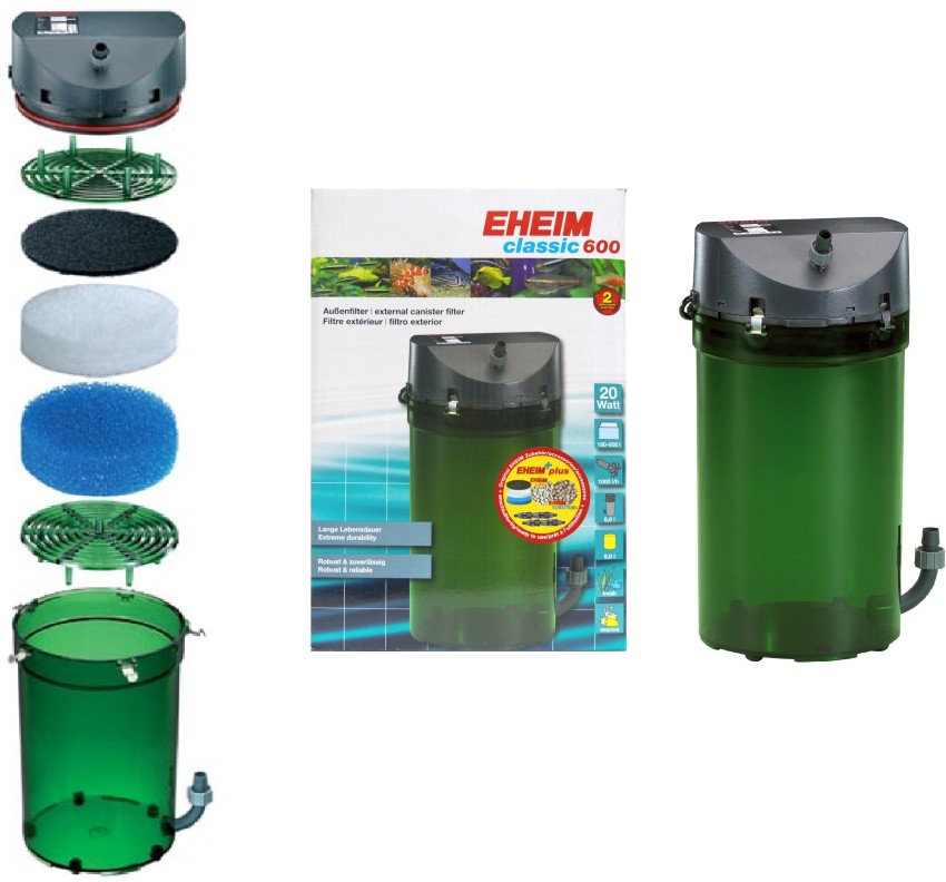 Eheim Classic 600 External Canister Aquarium Filter Price in India - Buy  Eheim Classic 600 External Canister Aquarium Filter online at