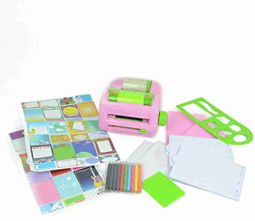 Playcrafts Deluxe All in One Craft Maker - Sticker Maker for Kids -Includes  Embossing Plates - Great Arts and Crafts Gift - Great Gift for Girls -  Deluxe All in One Craft