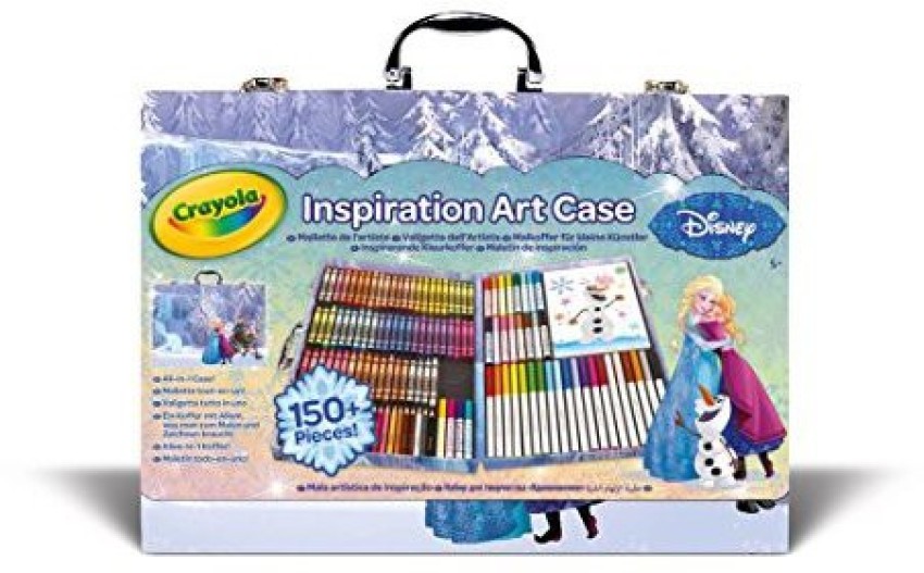 Crayola Frozen 2 Inspiration Art Case Coloring Set, 100 Pieces