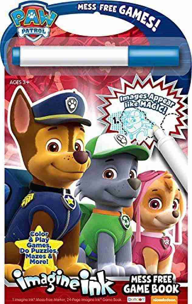 Bendon Paw Patrol Imagine Ink Mess Free Game Book Paw Patrol