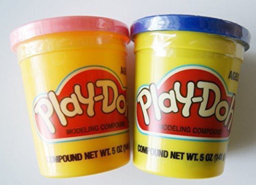 White play doh single 2024 can