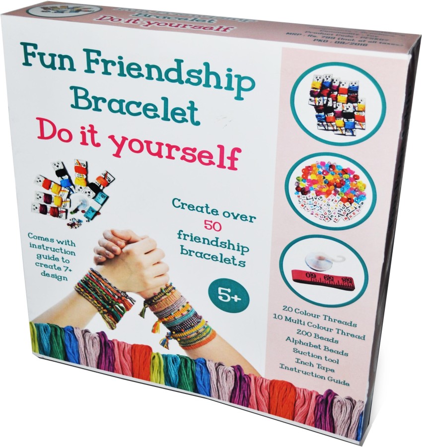 ProjectsforSchool Fun Friendship Bracelet Making kit - Fun Friendship  Bracelet Making kit . shop for ProjectsforSchool products in India.