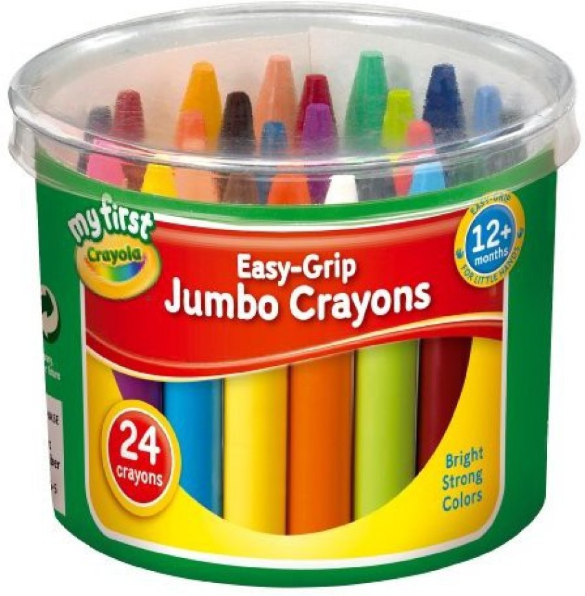 My First Crayola Easy-Grip Jumbo Crayons (Pack of 24) Creative