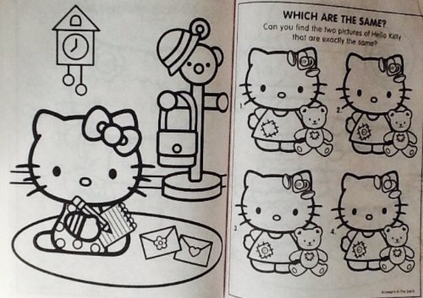  Hello Kitty Coloring Book