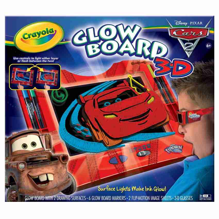 Color explosion top glow board