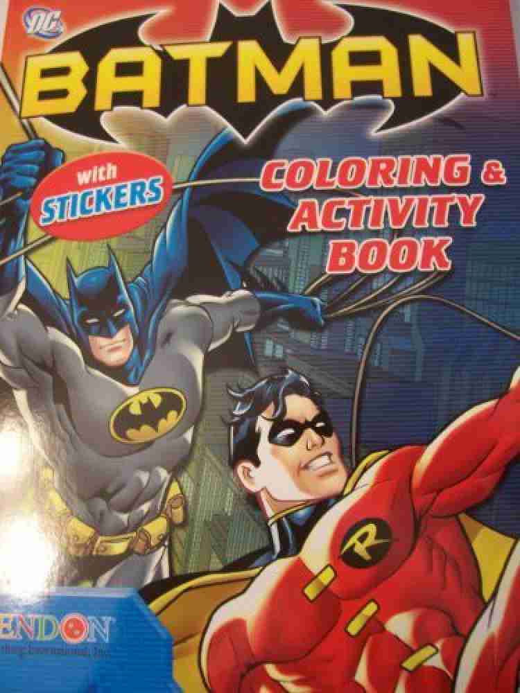 DC comics: Batman Jumbo coloring & activity 2-pack books by Bendon