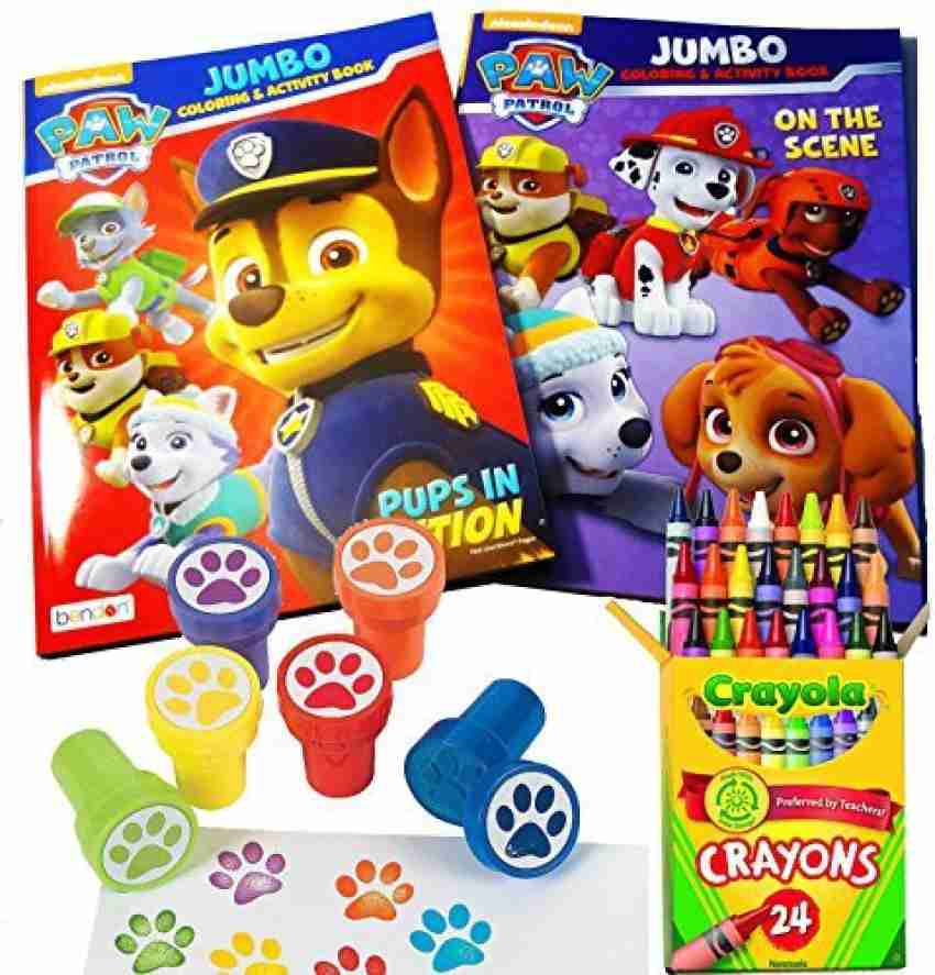 Paw Patrol Jumbo Coloring Book Everest Marshall Rubble Chase 