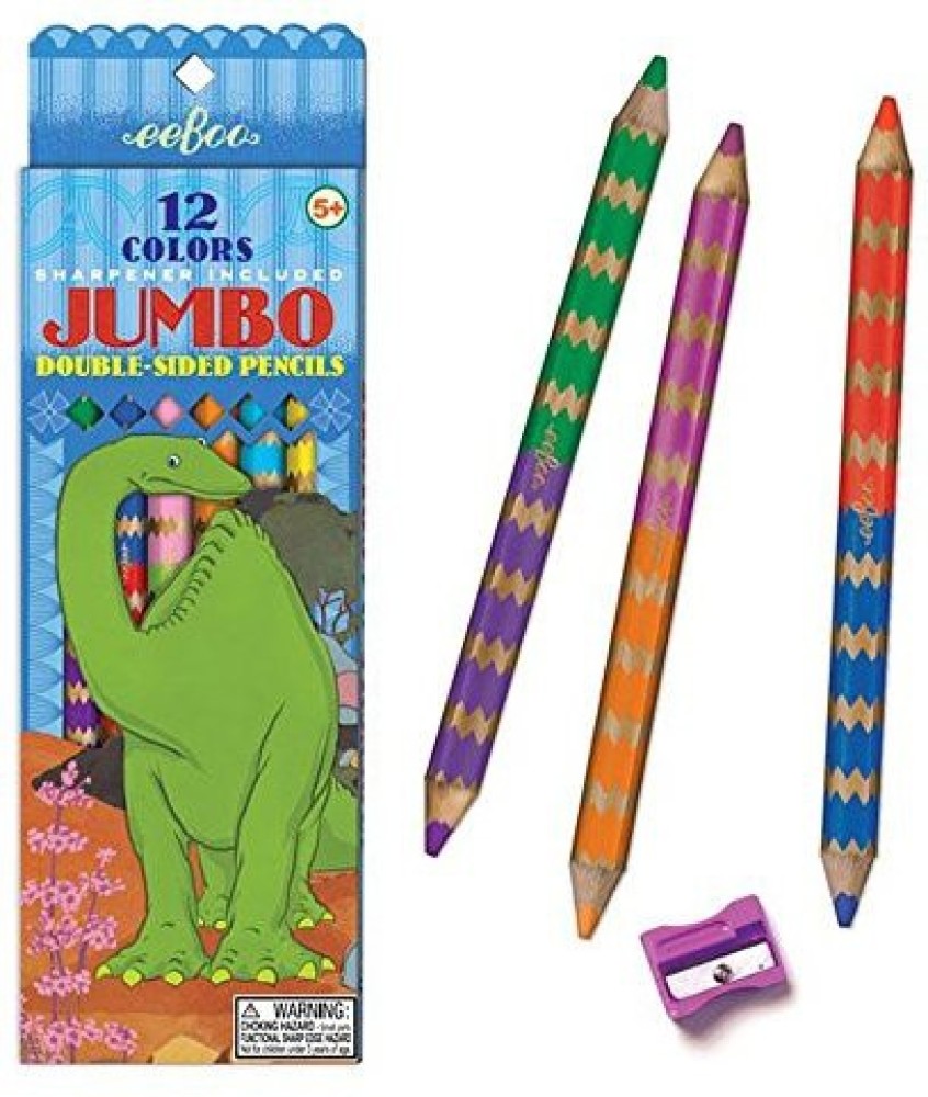 eeBoo 100 Colors- 50 Double-Sided Pencils