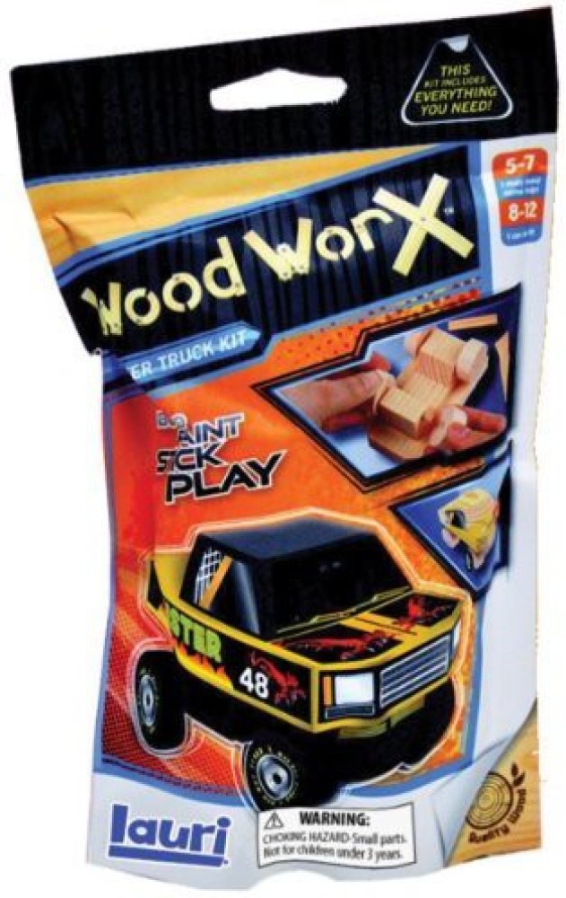 LAURI Toys Wood Worx Monster Truck Starter Kit Toys Wood Worx