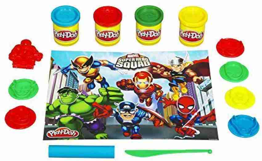 PLAY DOH Play Doh Marvel Super Hero Adventures Set Play Doh Marvel Super Hero Adventures Set Buy Hulk Thor Captain America Ironman Spiderman Wolverine toys in India. shop for PLAY DOH products in Indi...