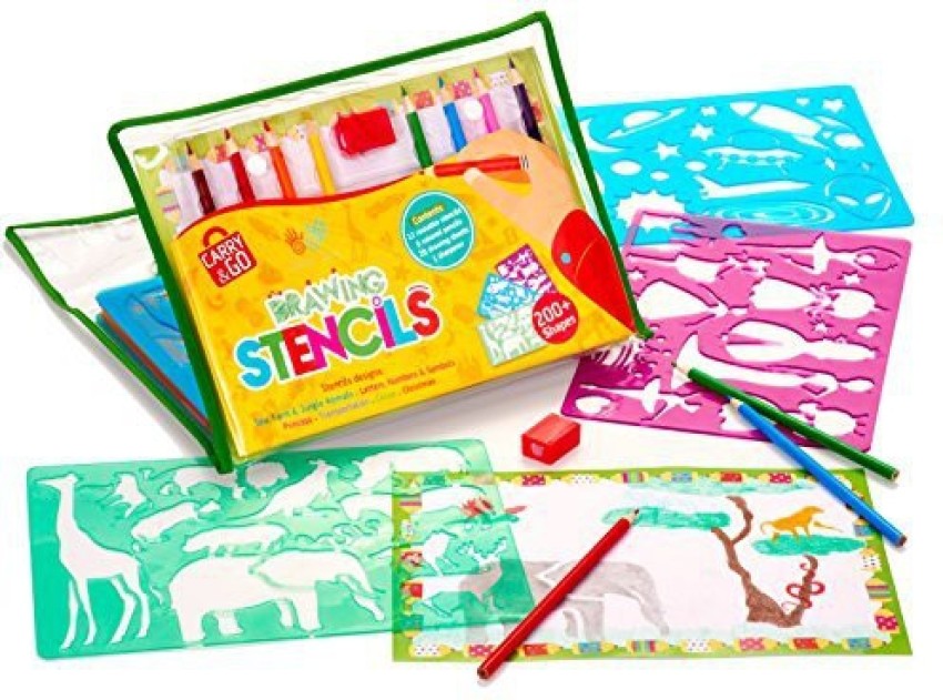 Drawing Stencils Kit for Kids Large