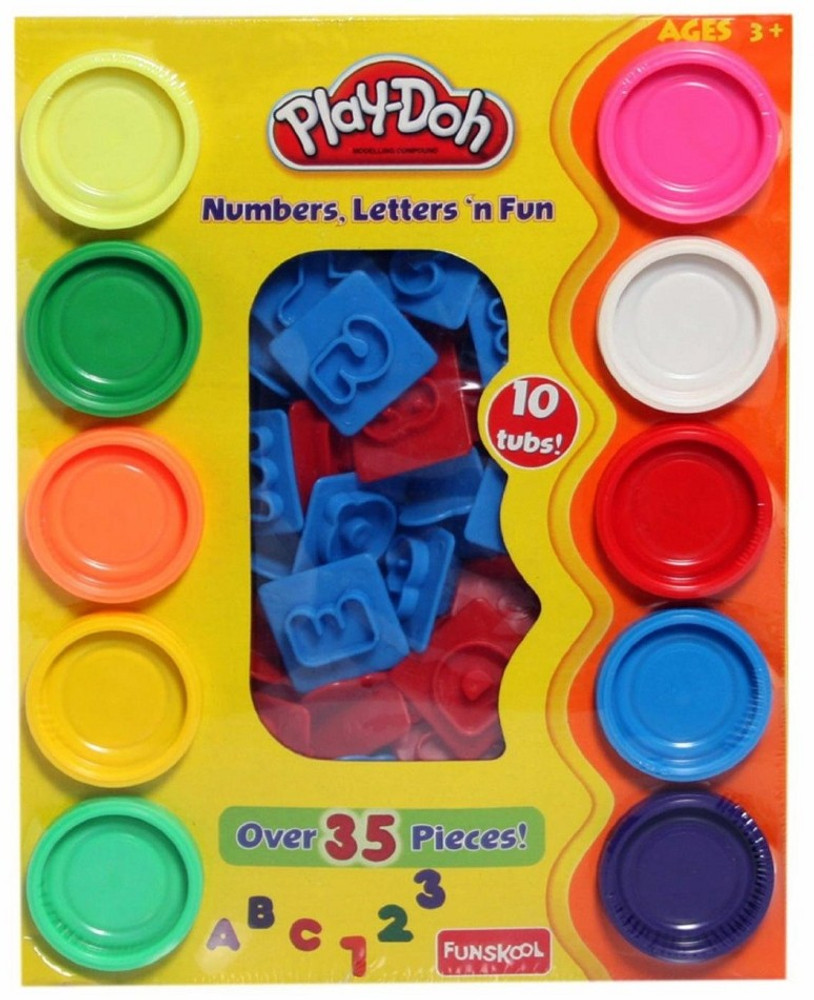 Play doh numbers and letters online