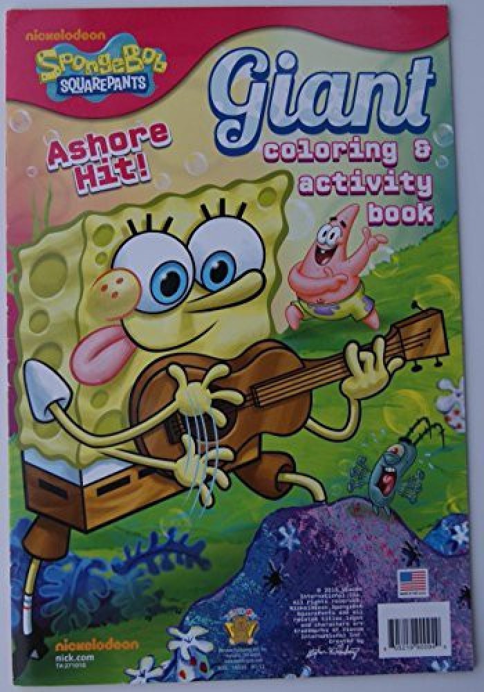 NICKELODEON Spongebob Squarepants Ashore Hit Giant Coloring and