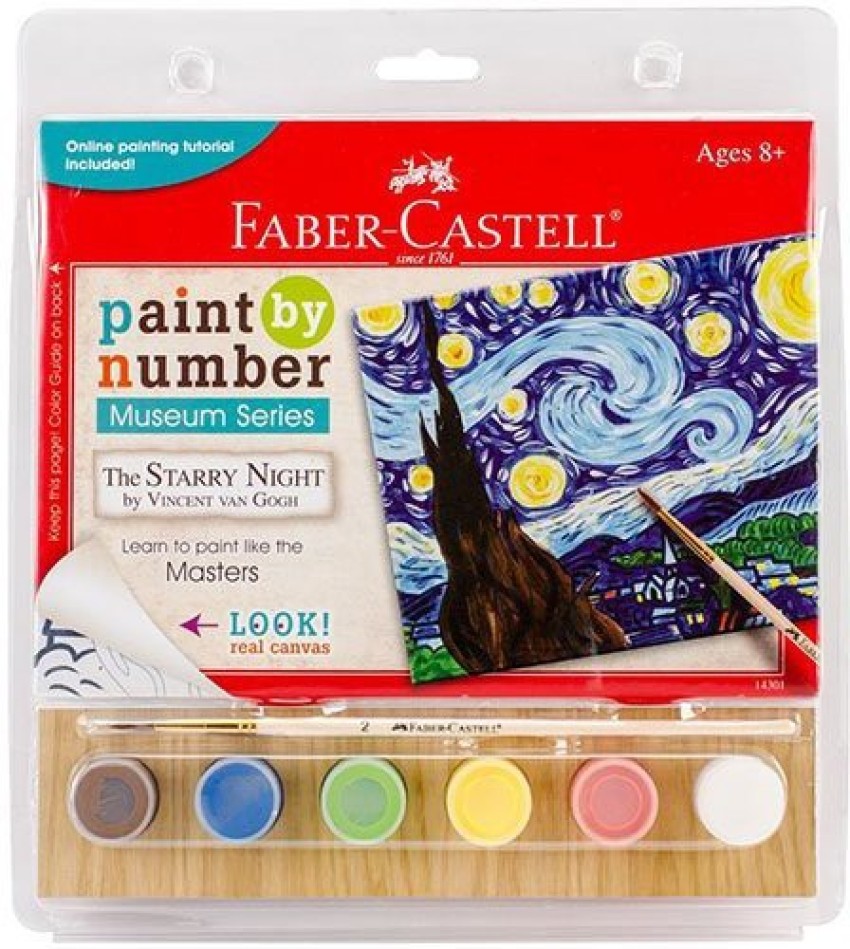 FABER-CASTELL Paint By Number Museum Series The Starry Night By Vincent Van  Gogh - Paint By Number Museum Series The Starry Night By Vincent Van Gogh .  shop for FABER-CASTELL products in