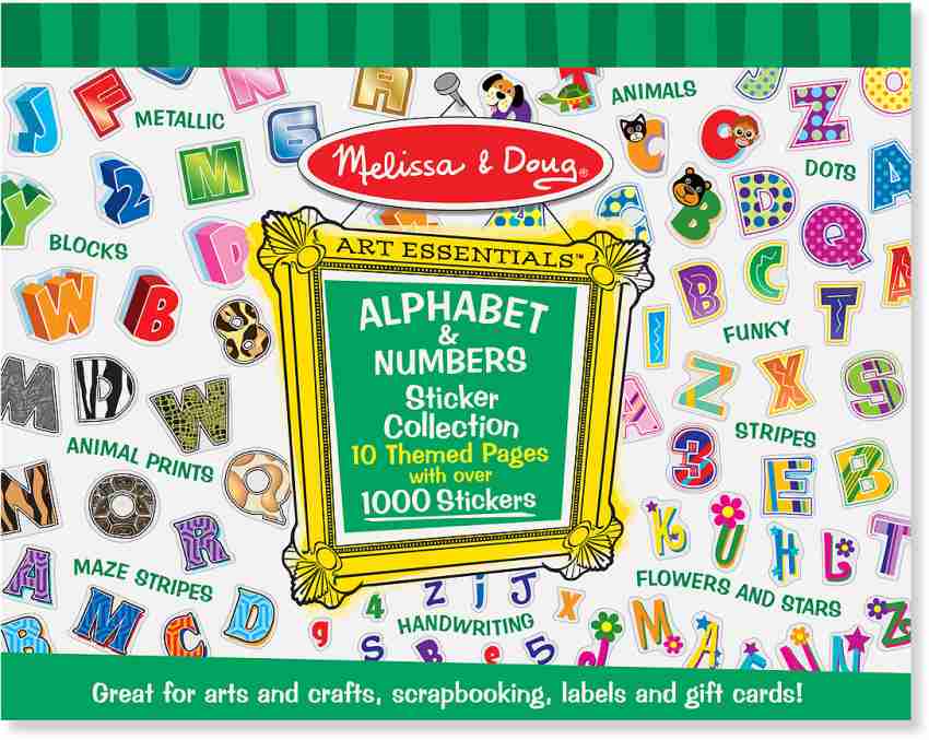 Melissa and doug sales alphabet stickers