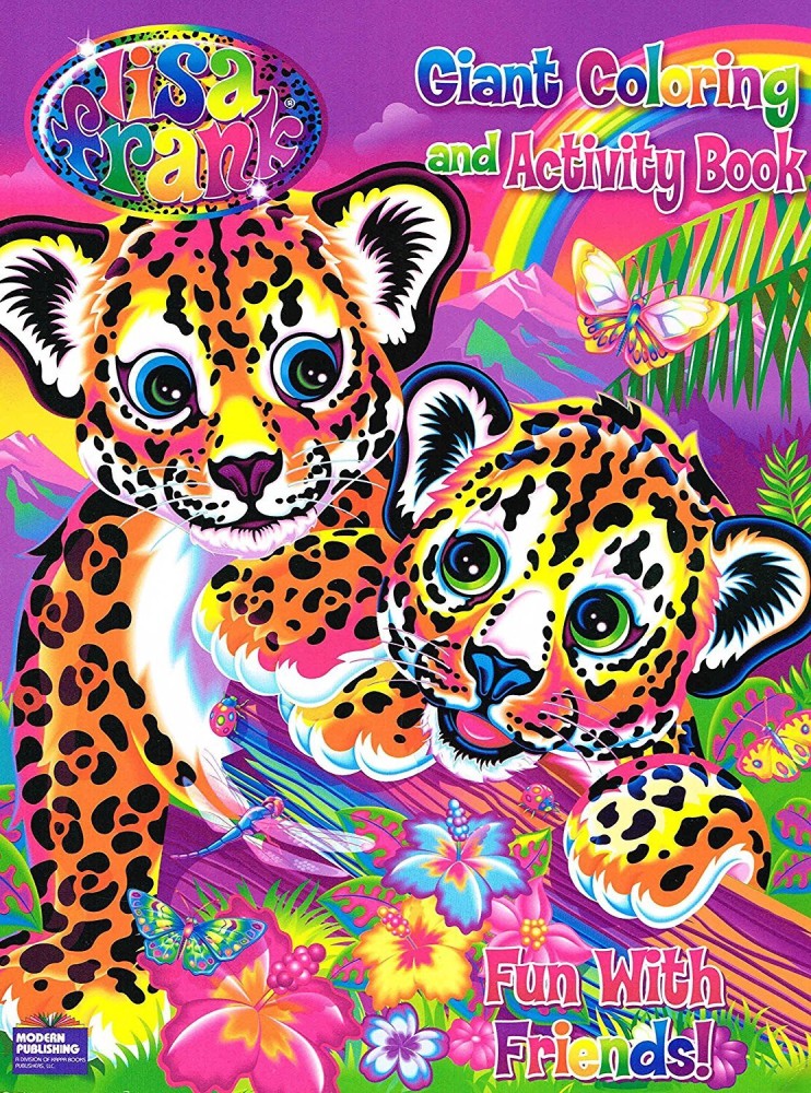 Lisa Frank Coloring and Activity Book Set (2 Books)