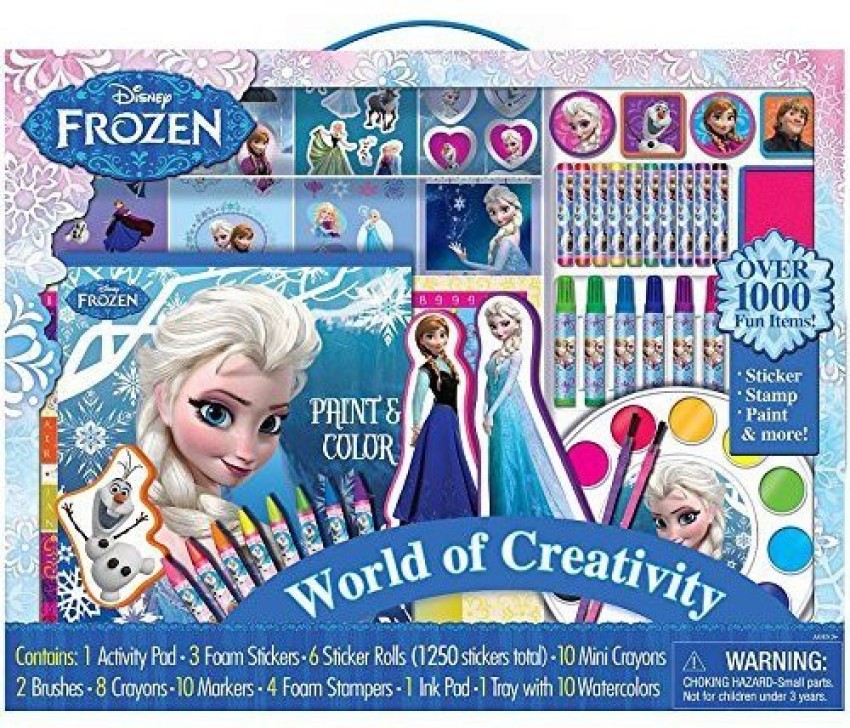 Disney Frozen 2 Art Set 3+ Art Pad Crayons Watercolors Markers