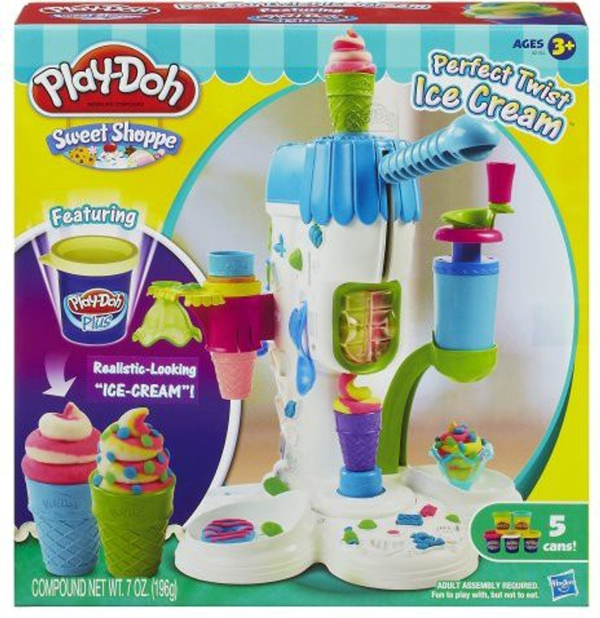 PLAY DOH Play Doh Perfect Twist Ice Cream Playset Play Doh Perfect Twist Ice Cream Playset shop for PLAY DOH products in India. Flipkart