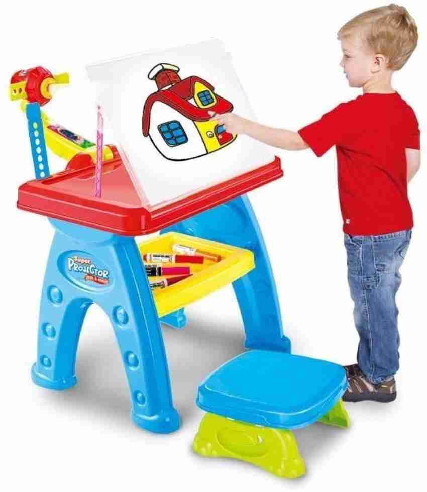 Toys Bhoomi Multi-Function Kids Drawing Projector Desk Table with