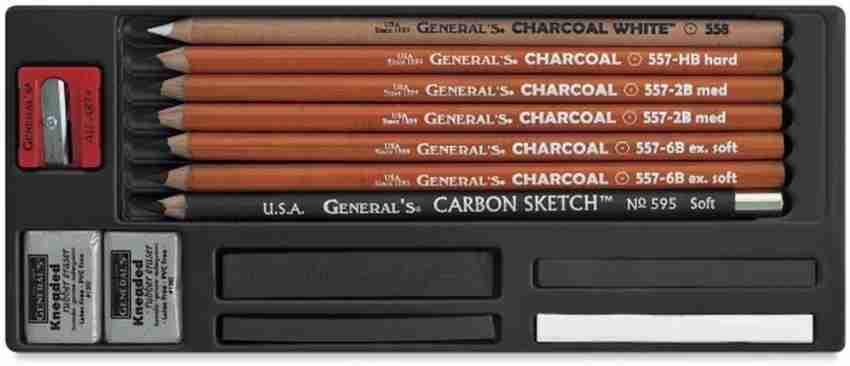 General's Charcoal Pencils - Set of 7