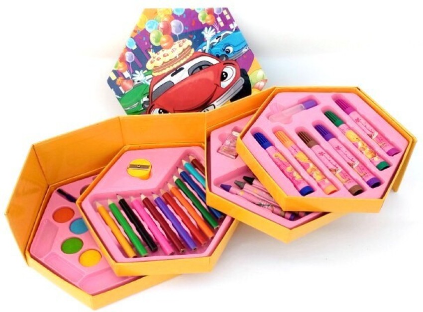 Asa Products 46 pieces color box - art set