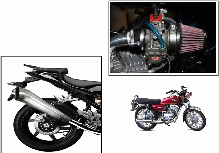 Speedwav 1 Bigul Bike Exhaust 1 HP Bike Air Filter 42mm Yamaha RX