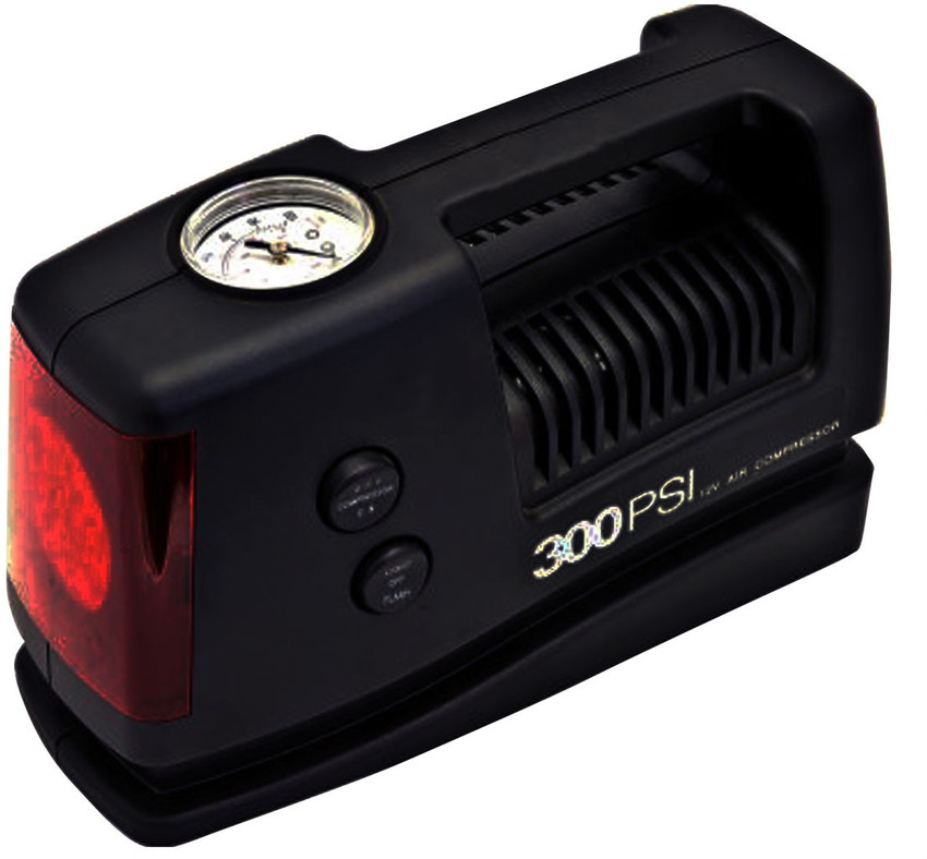 Emergency car tyre shop inflator