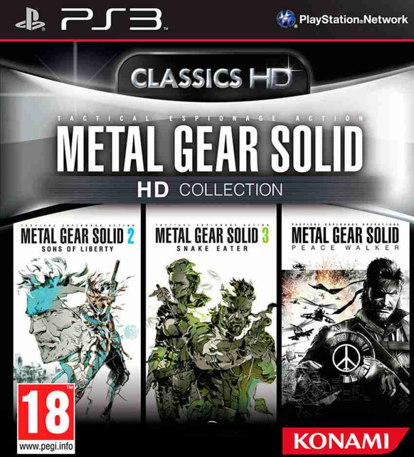 Metal Gear Solid HD Collection MGS Games PS3 - Price In India. Buy Metal  Gear Solid HD Collection Games PS3 Online at Flipkart.com