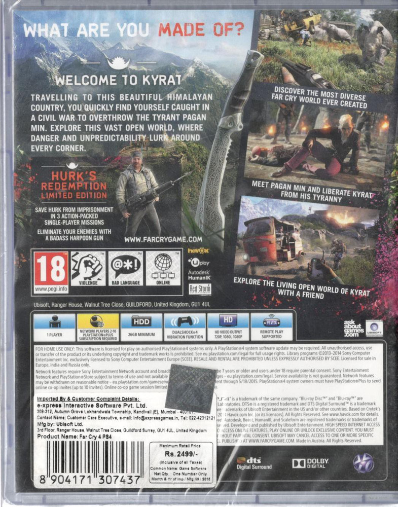 Far Cry 5 (Multi-Language) for PlayStation 4