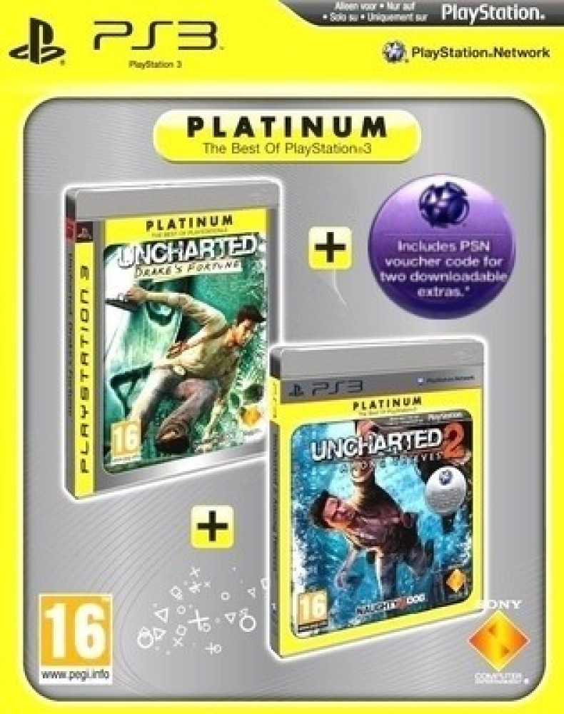 Uncharted + Uncharted 2 Dual Pack - PS3