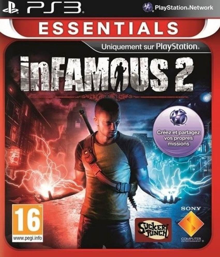 2 Jogos Ps3 Originais Infamous e Infamous 2