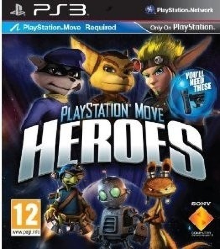 PlayStation Move Heroes (Move Required) Games PS3 - Price In India. Buy  PlayStation Move Heroes (Move Required) Games PS3 Online at Flipkart.com