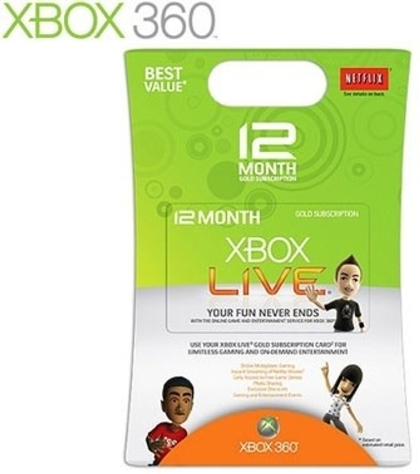 Xbox Live 12-Month Membership