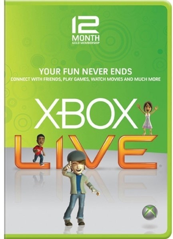 Xbox Live 12-Month Membership