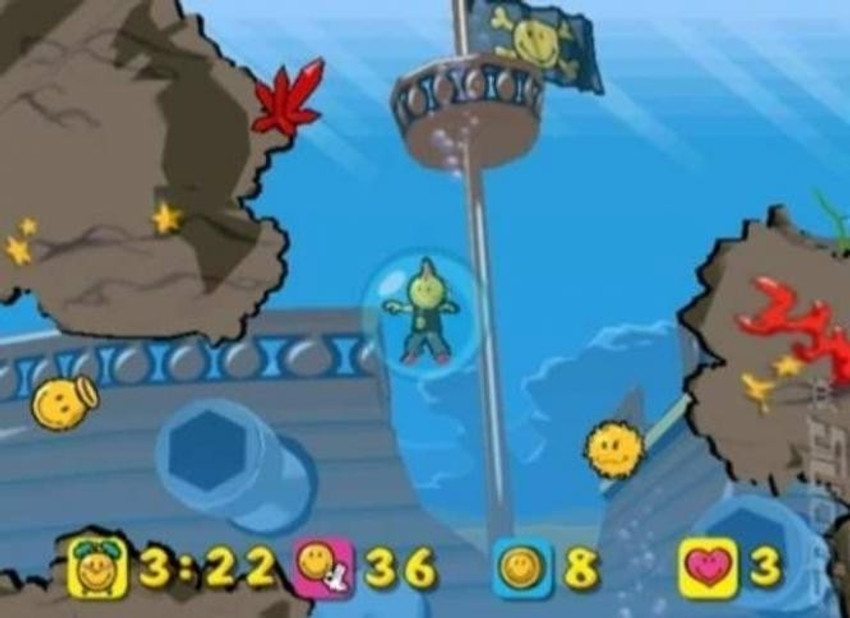 Smiley World Island Challenge Wii Usado