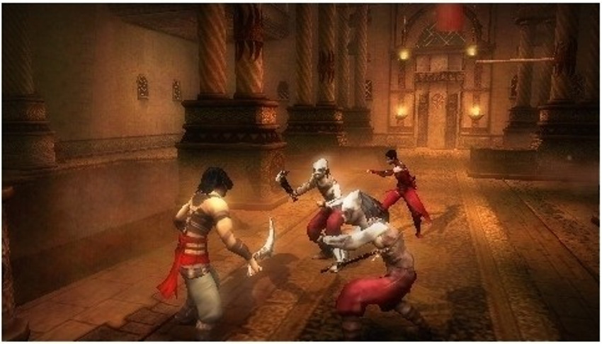 Prince of Persia: Rival Swords (PSP) vs. Prince of Persia: The Two Thrones  (PC)