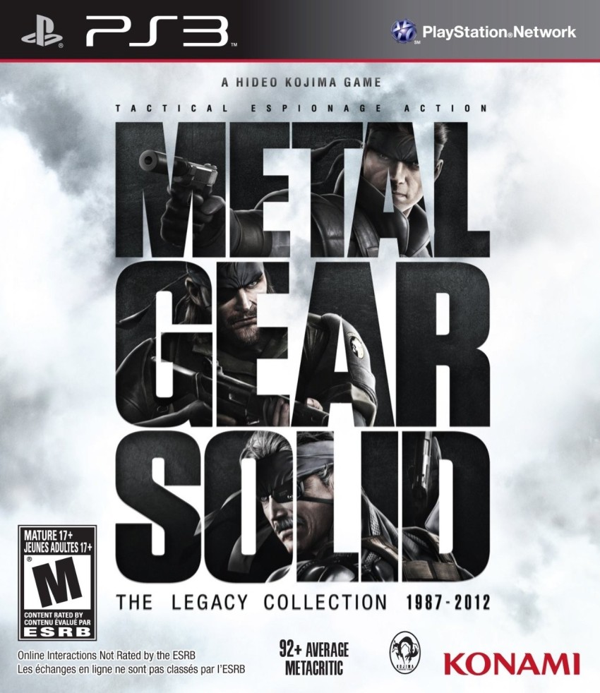 Metal Gear Solid: The Legacy Collection Games PS3 - Price In India. Buy  Metal Gear Solid: The Legacy Collection Games PS3 Online at Flipkart.com