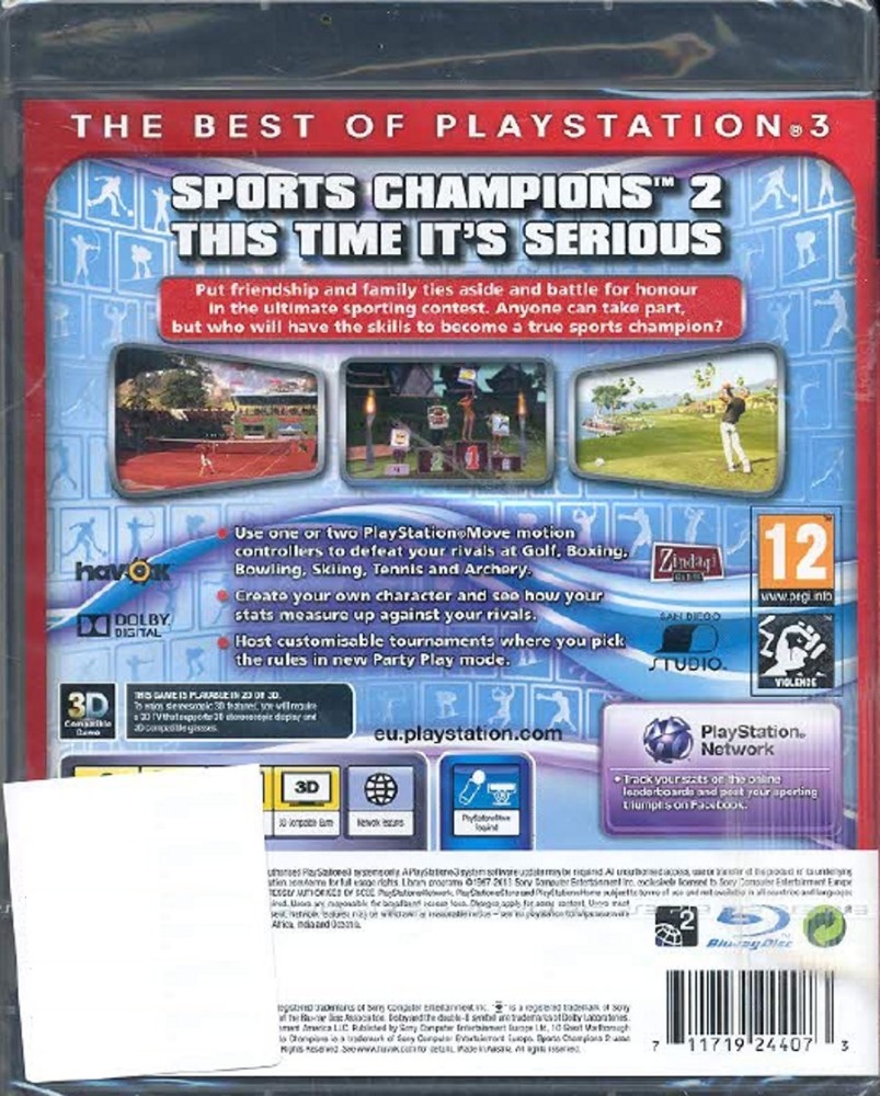 Sports Champions 2 - Playstation 3