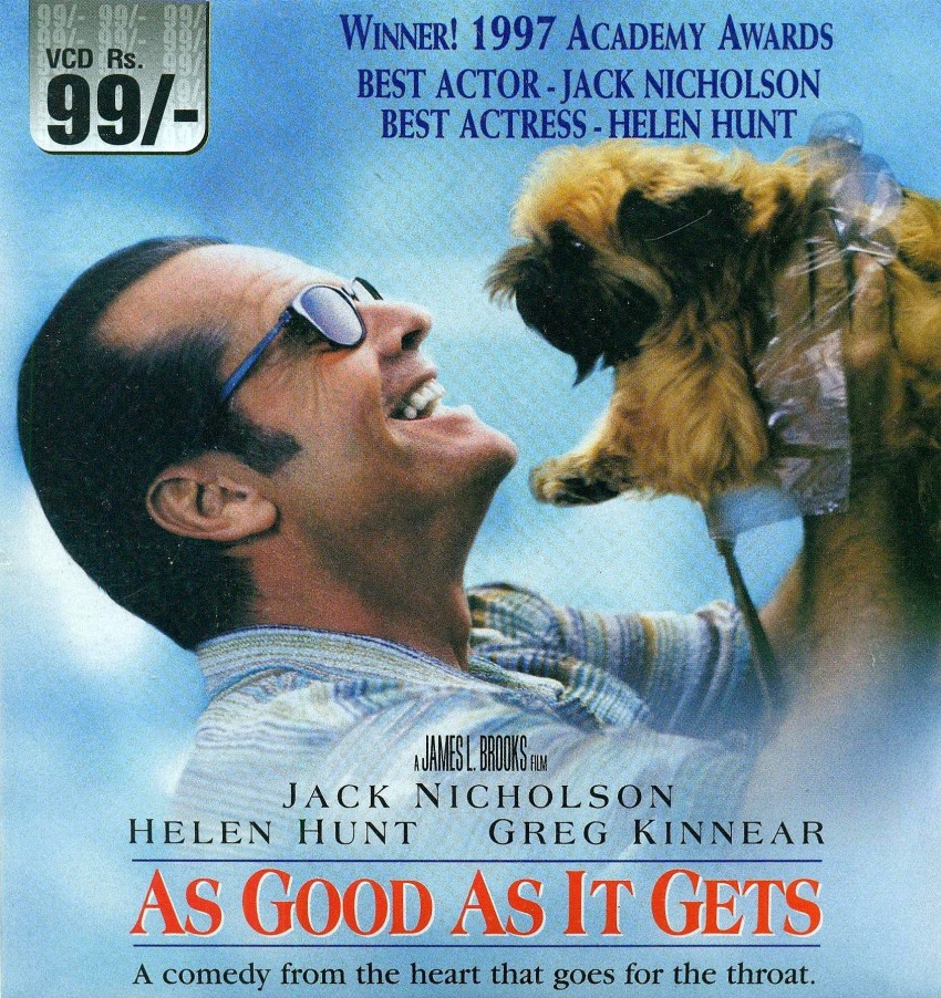 As Good As It Gets (1997) dvd movie cover