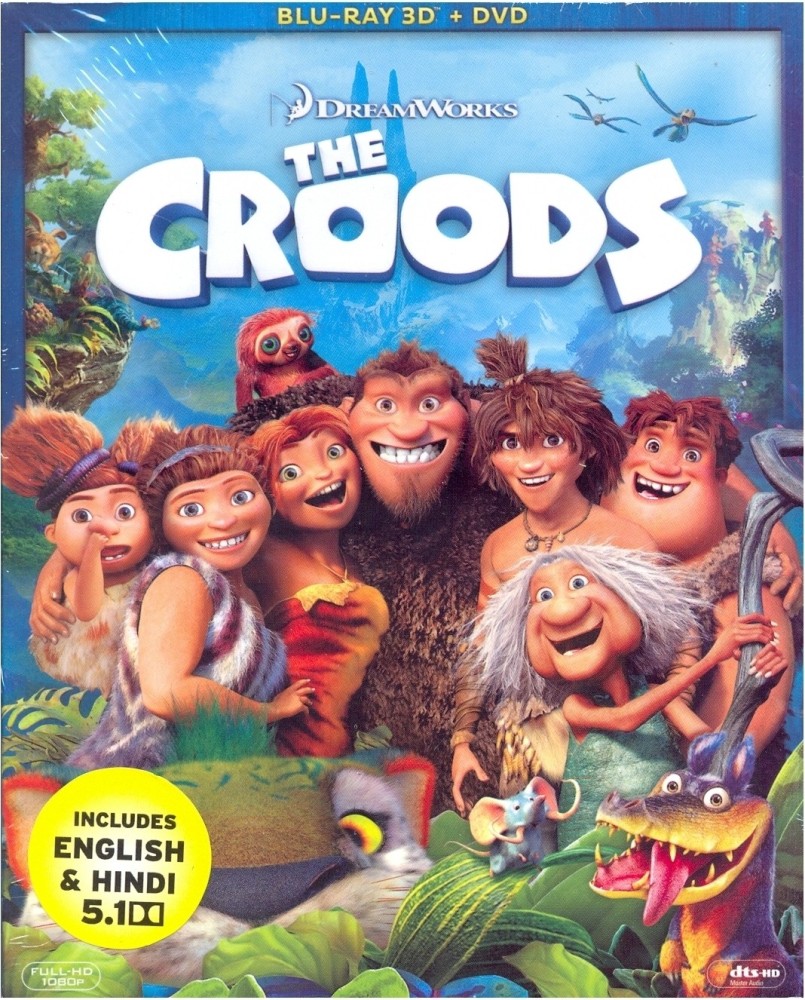 The Croods 3D Blu Ray 3D DVD