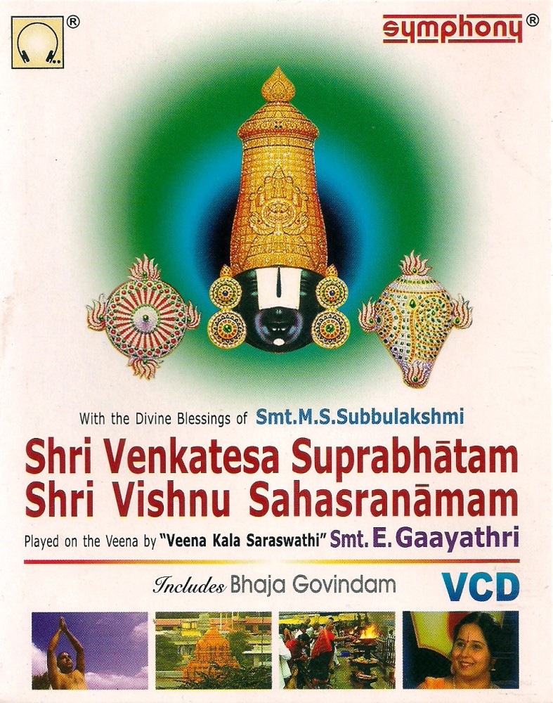 Sri Venkatesa Suprabhatam Sri Vishnusahasranamam Music VCD - Price ...