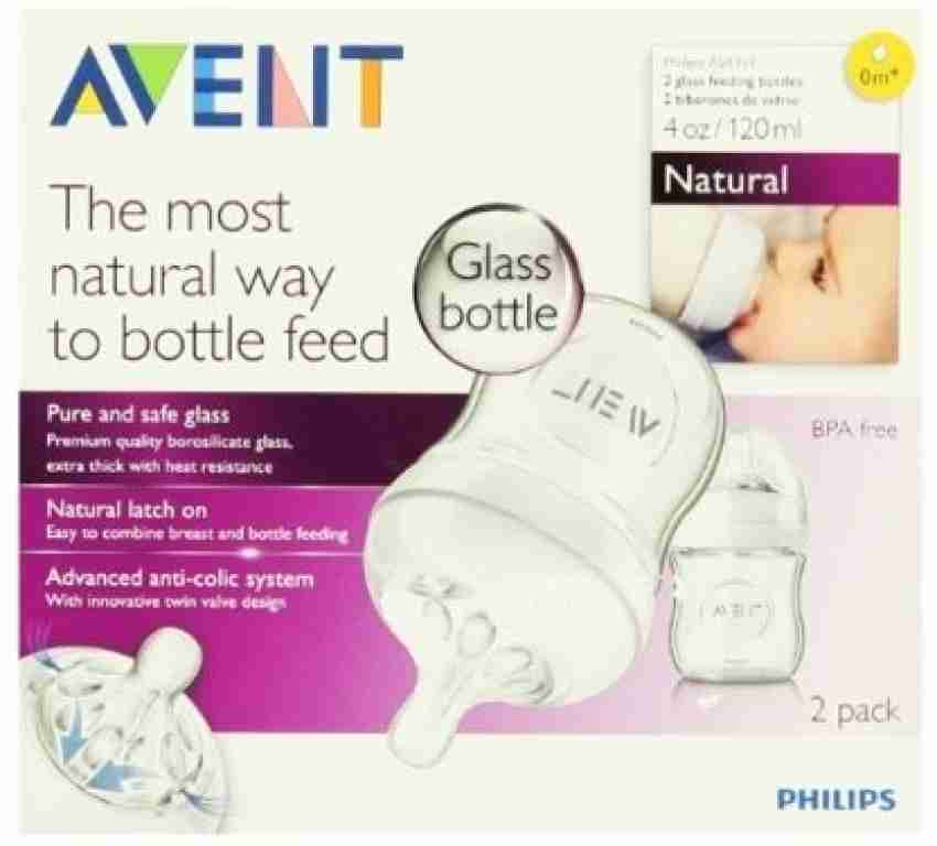 Philips Avent Biberon Naturel (en Verre) 0m+ 120 ml