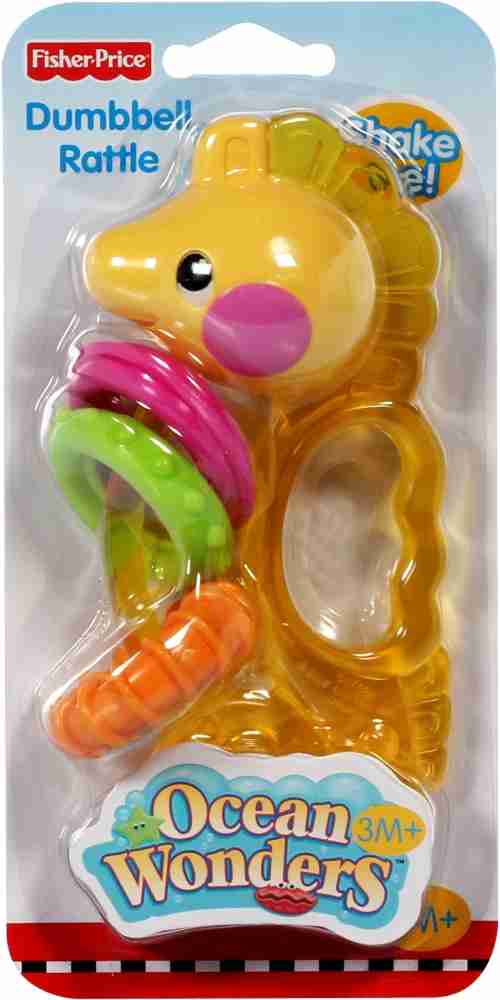 Fisher Price Ocean Wonders Dumbell Rattle Seahorse