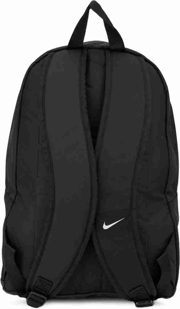 Plain black nike backpack new arrivals