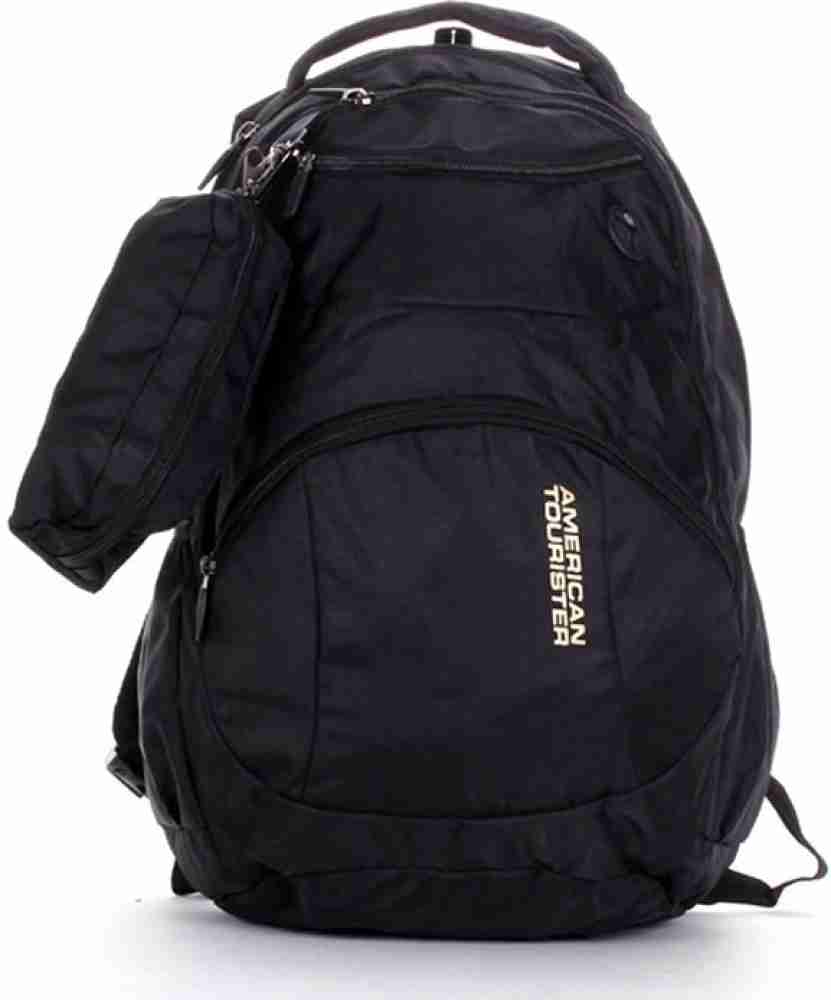 American tourister black online bag