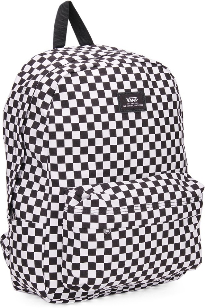 Dele Smadre forbedre VANS OLD SKOOL II Backpack Black/White Check - Price in India | Flipkart.com